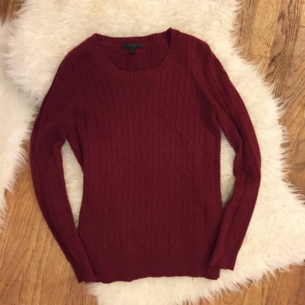 J Crew Cableknit Sweater